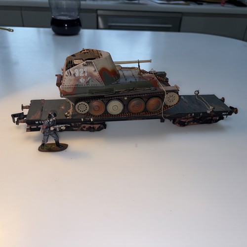 German marder and railway - 1:32,