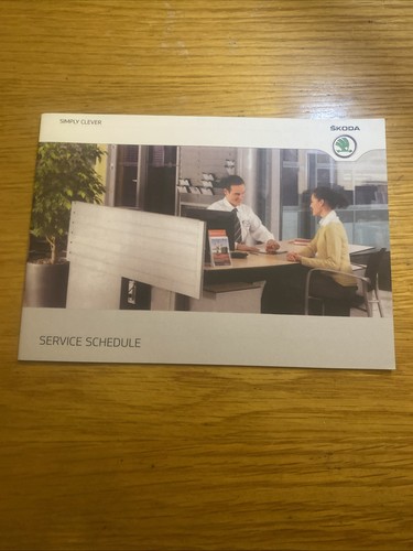 Skoda service book - skoda, stamped