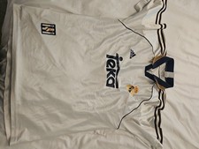 VINTAGE REAL MADRID  1998 2000 HOME TEKA SHIRT