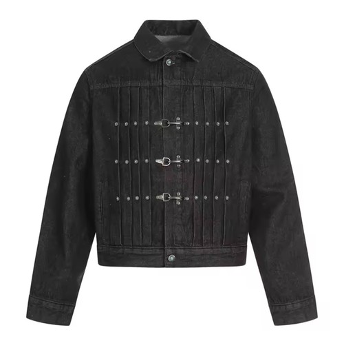 Fireman clasp denim jacket - clasp,