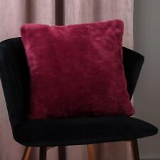 Pack of 4 Cushions Faux Fur