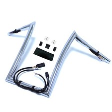 Chrome 14" Prewired 1.25"