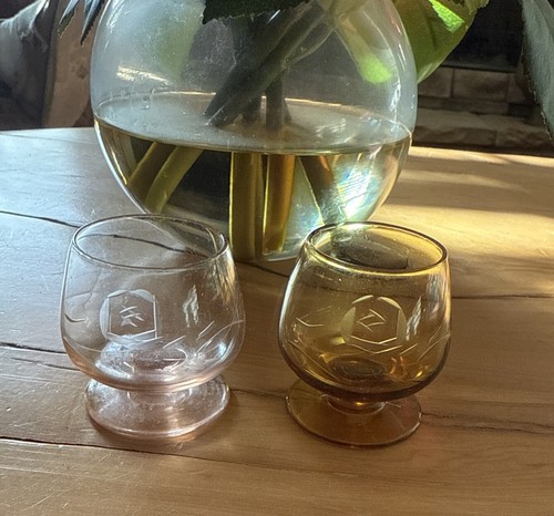 Set vintage glass - of,
