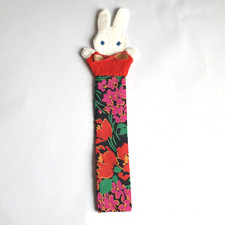 Bunny Bow Tie Bookmark Flowers