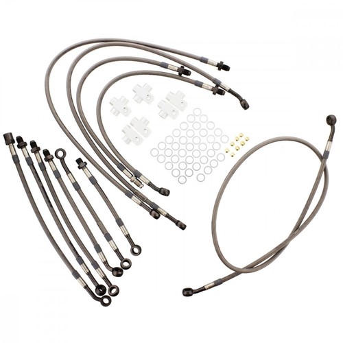 Steel braided brake hose - brake, kit
