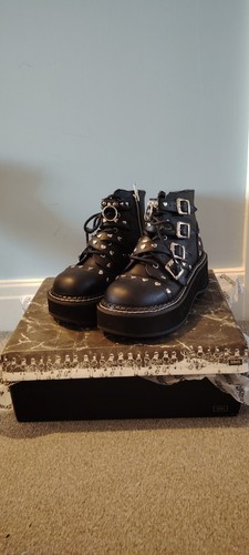 Demonia gothic platform black - gothic,