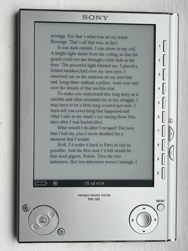 Sony reader prs 505 - reader, e-ink