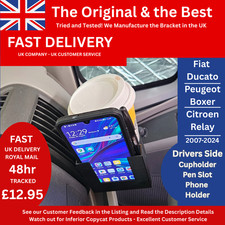 Clip-on Phone Cup Holder for