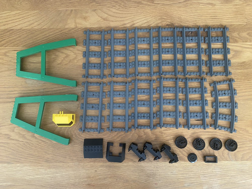 Lego train railways - railways, parts