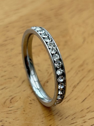 Ladies stainless steel ring - ladies,