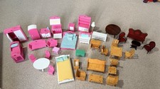 Pink & White Wooden Dolls