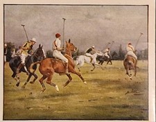 Horses & Hounds - At High Speed, Turf Cigarette Card 1926