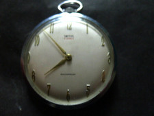 Smiths 21 Jewelled 45mm  Slim Pocket Watch. Fully Working. . Inscribed..  GC..