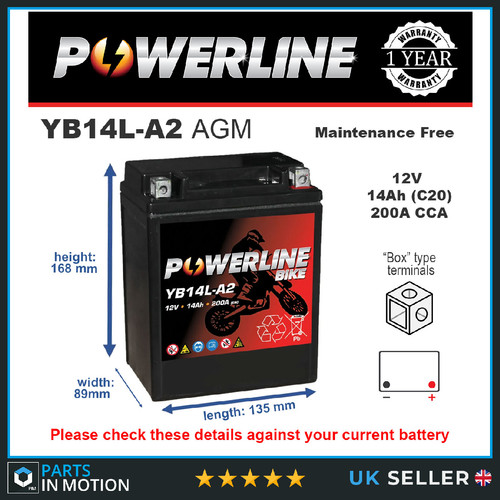 Yb14l agm powerline - agm,