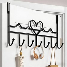WBDXWB Heart-Shaped Over Door
