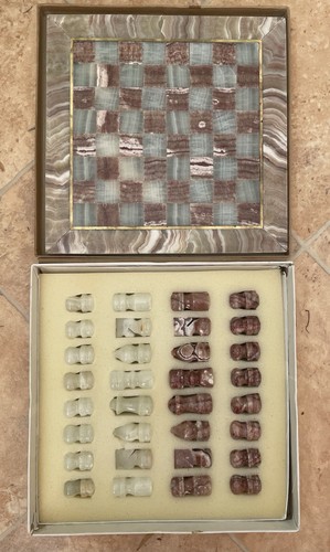 Vintage pink white onyx - white,