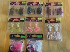 CRAZY FISH LURES 8 FULL PACKS ALL FULL AND UNUSED. NIMBLE/ALLURE/NANO MINNOW