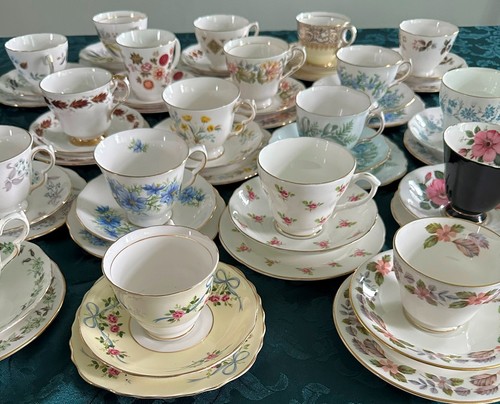 Vintage matching mismatched - matching, &