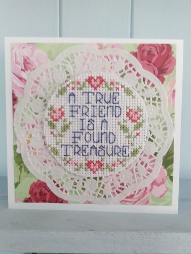 Completed cross stitch - completed,