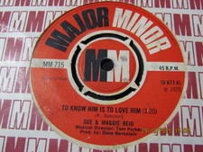 SUE & MAGGIE REID-TO KNOW HIM IS TO LOVE HIM-MAJOR MINOR