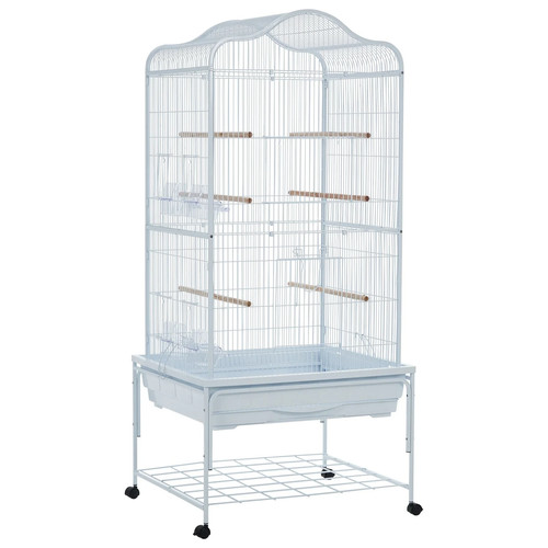 Large parrot bird cage with - bird,