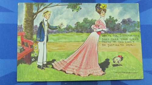 Comic postcard 1906 - comic,