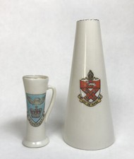 Vintage Antique Crested China