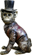 Dapper Monkey Wearing Top Hat