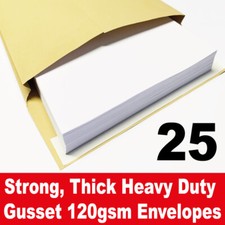 25 C4 Gusset Envelopes Thick
