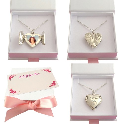 Locket necklace personalised - locket,
