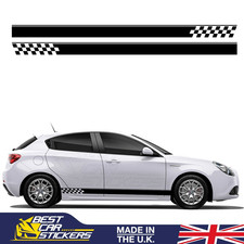 For Alfa Romeo Side Stripes Decals Stickers Car Graphics Vinyl