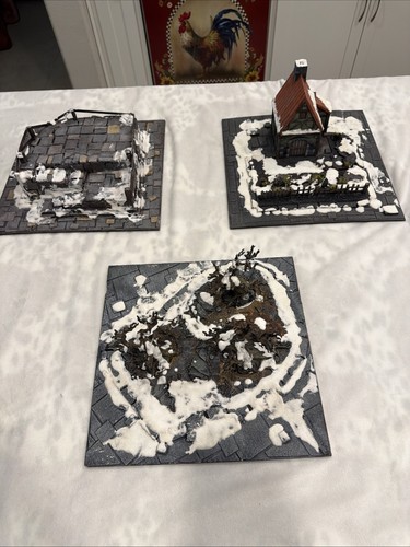 Town winter wargames scenery - wargames,