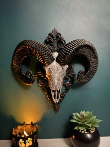 Ram skull wall - skull,