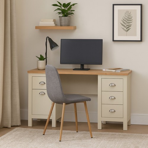 Computer desk wooden office - computer,