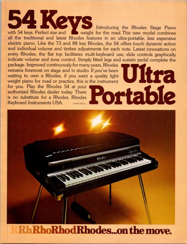 1980 rhodes 54 keys print - 1980,