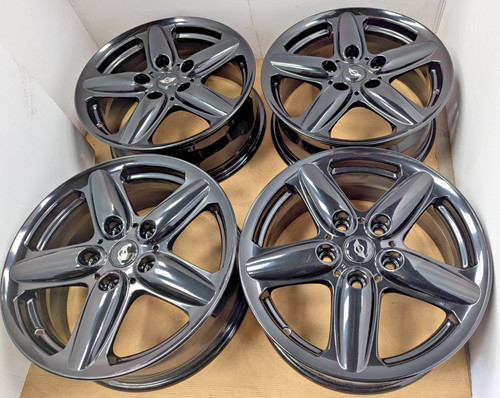 Gloss black genuine mini - 4x,