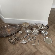 Large Joblot Antique Silver