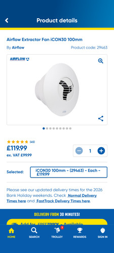 Airflow icon extractor fan - icon,