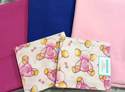 Baby elephant quilt - bundle, 3