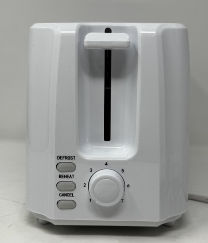 White slice toaster - white, igenix