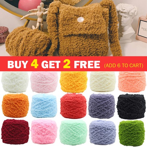 100g skeins fluffy - skeins, coral