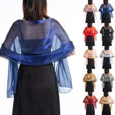 Navy Elegant Women's Organza