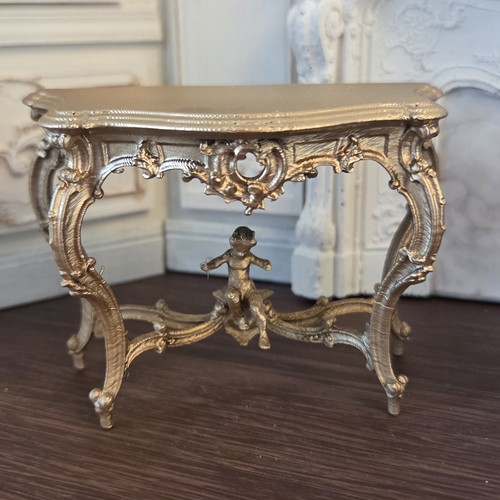 Black gold rococo miniature - rococo,