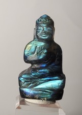 Labradorite Buddha Carving 