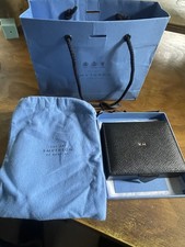 Smythson Panama Leather Jewelry Box with Matching Dustbag Custom Brand New!