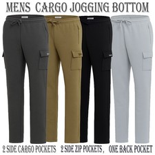 Mens Open Hem Cargo Joggers