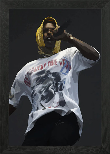 Asap rocky framed - framed, art