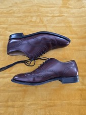 Oxblood, leather lined, welted