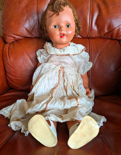 Vintage 56cm composition hard - vintage,