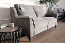 Parker Knoll MANHATTAN - Classic Back 'Paris Grey' 3 Seat Sofa